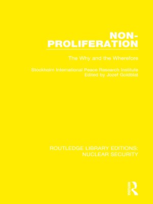 cover image of Non-Proliferation